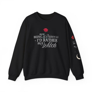 F*ck being a Princess, I'd rather be a witch — black Pullover - Spellcraft