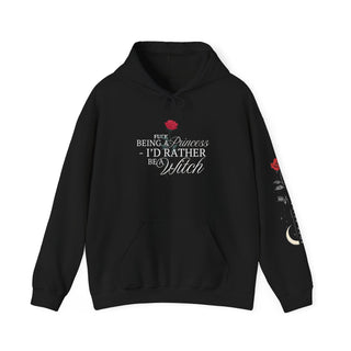 F*ck Being a Princess Rose Hoodie - Unisex - Spellcraft
