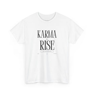 Karma Will Rise White Tee - Spellcraft